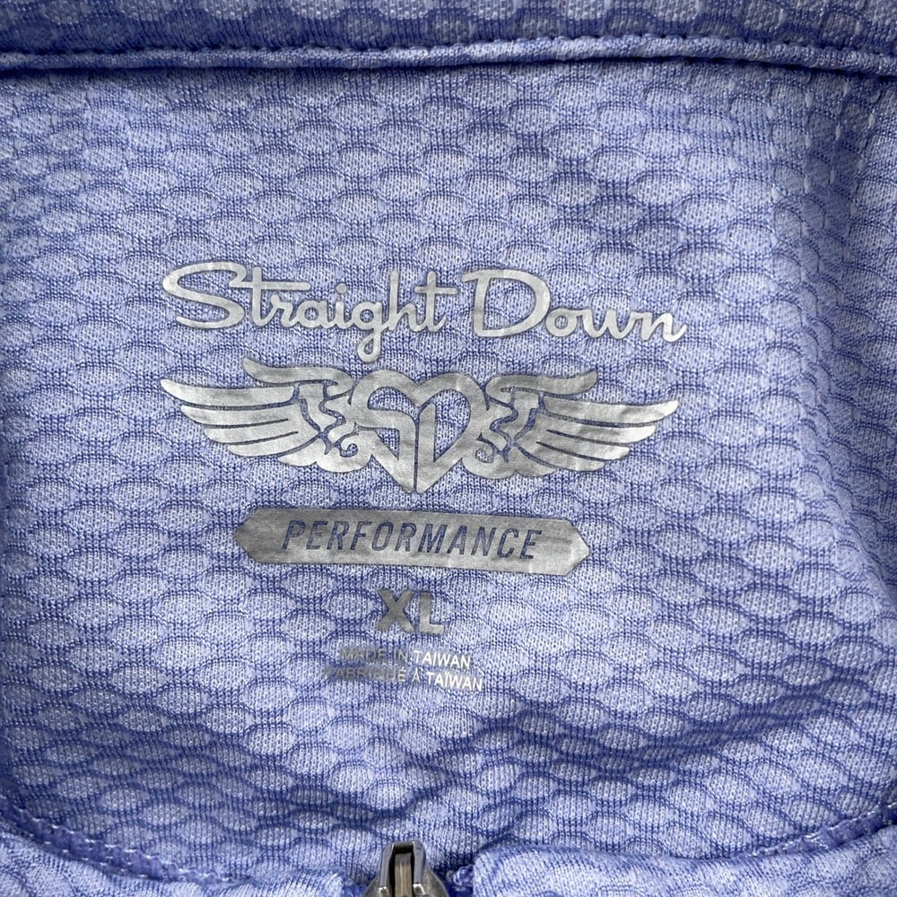 Straight Down Jacket Womens XL Purple Full Zip Performance Golf Lightweight - Picture 8 of 10